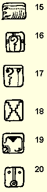 ЗНАКИ 15, 16, 17, 18, 19, 20
